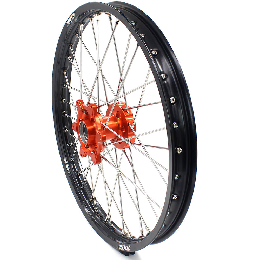 KKE 21/18 CUSH DRIVE WHEELS SET FIT KTM EXC EXCR EXCF 125-530CC 250 300 350 450 525 530 2003-2019 - KKE Racing