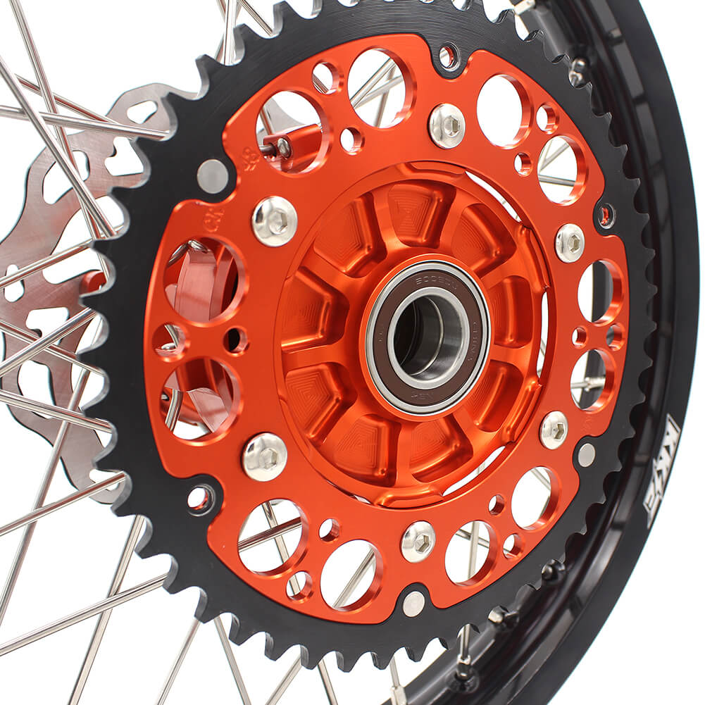 KKE 21/18 CUSH DRIVE WHEELS SET FIT KTM EXC EXCR EXCF 125-530CC 250 300 350 450 525 530 2003-2019 - KKE Racing