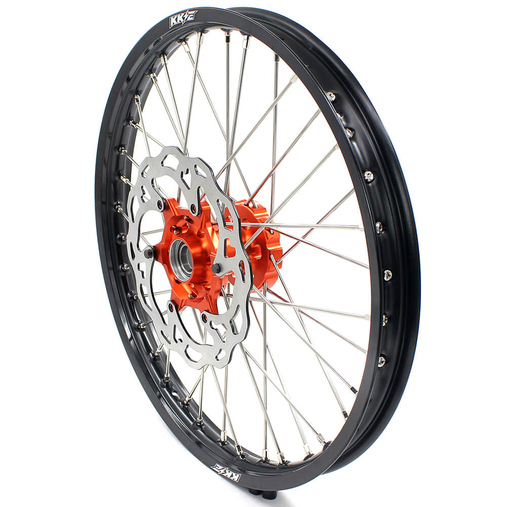 KKE 21/18 21/19 MX ENDURO WHEELS RIMS SET FIT KTM SXF XCF XCW EXCR EXCF 125-530 250 300 350 450 525 530CC - KKE Racing