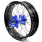 KKE DRZ400 DRZ400S DRZ400E DRZ400SM 3.5/4.25*17 SUPERMOTO WHEELS RIMS SET FIT SUZUKI BLUE CNC HUB - KKE Racing