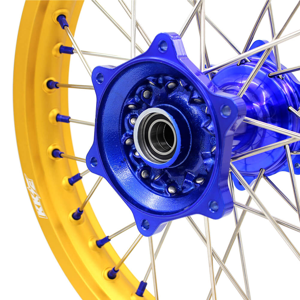 KKE CASTING MX/ENDURO WHEELS SET FIT YAMAHA YZ125 YZ250 YZ250F YZ450F GOLD RIMS - KKE Racing