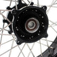 KKE 2.5*19 & 4.25*17 Cush Drive Supermoto Wheels for SUZUKI Dr650se 1996-2021 Black