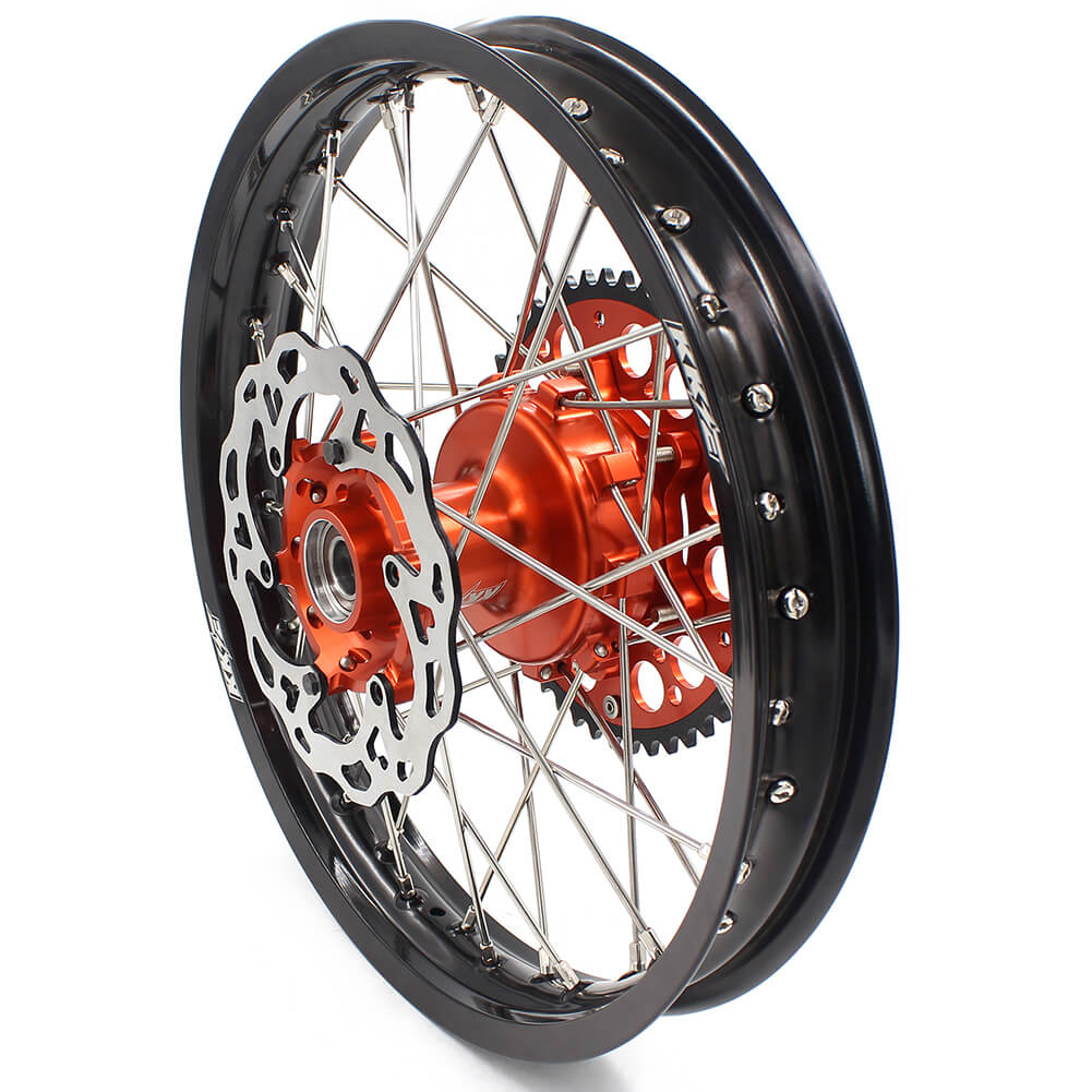 KKE 21/18 CUSH DRIVE WHEELS SET FIT KTM EXC EXCR EXCF 125-530CC 250 300 350 450 525 530 2003-2019 - KKE Racing