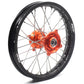 KKE 17/14 KID'S SMALL WHEELS RIMS SET FIT KTM85 SX 2003-2018 MINI BIKE ORANGE CNC HUB - KKE Racing