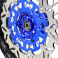 KKE DRZ400 DRZ400S DRZ400E DRZ400SM 3.5/4.25*17 SUPERMOTO WHEELS RIMS SET FIT SUZUKI BLUE CNC HUB - KKE Racing