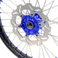 KKE 21"&18" Enduro Diretibke Wheels For YAMAHA YZ125 YZ250 1999-2016 YZ250F YZ450F 2003-2015 Blue Nipples With Disc