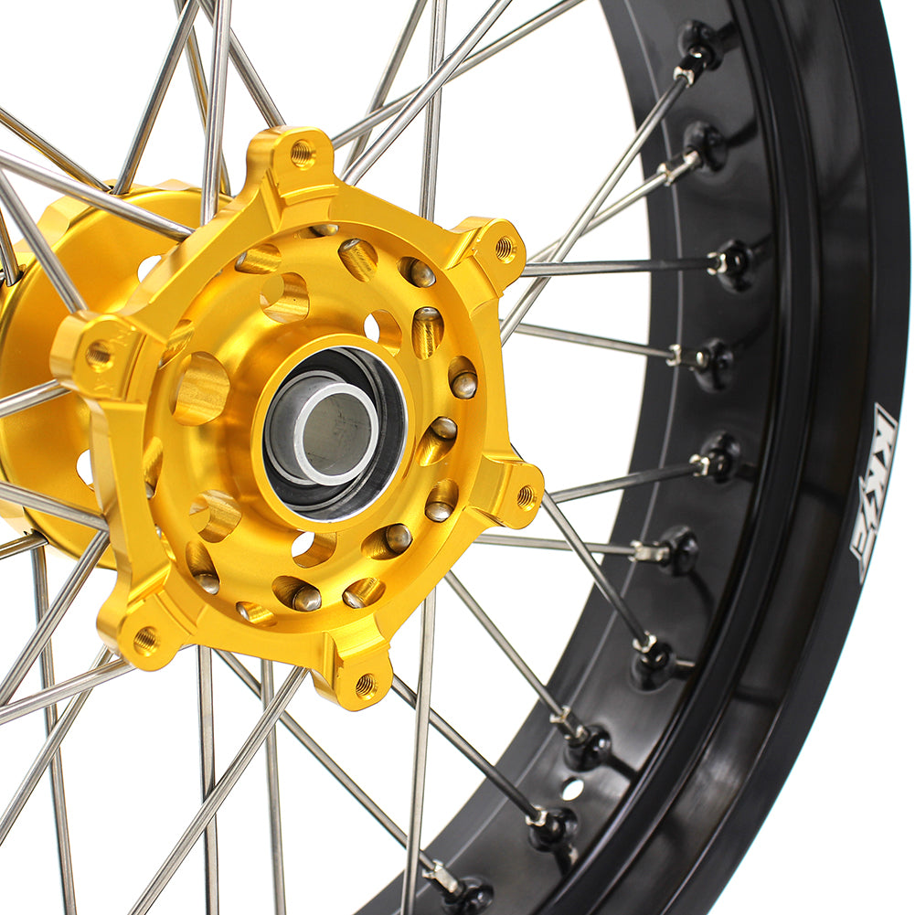 KKE 3.5/4.25*17inch Supermoto Wheels For SUZUKI DRZ400 DRZ400E DRZ400S