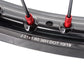 KKE 21/19 MX SPOKED WHEELS RIMS SET FOR SUZUKI RM125 96-07 RM250 96-08 RED NIPPLE BLACK SPOKE - KKE Racing