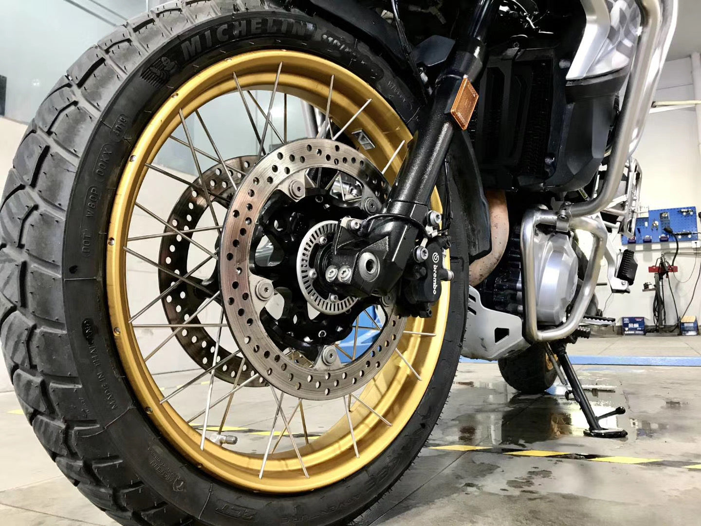VMX 19inch 17inch Tubeless Rims For BMW F750GS 2019 2020 2021 2022 2023 Alloy Spoke Wheels Gold Rims