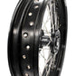 3.5/4.25 DRZ400 00-04 DRZ400E 00-07 DRZ400S 00-18 DRZ400SM 05-18 SUPERMOTO WHEELS SET FOR SUZUKI BLACK HUBS - KKE Racing