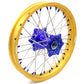 KKE 2.15*19 Casting Rear Wheel for Yamaha YZ125 YZ250 1999-2020 YZ250F 2001-2020 YZ450F 2003 Blue Hub Gold Rim