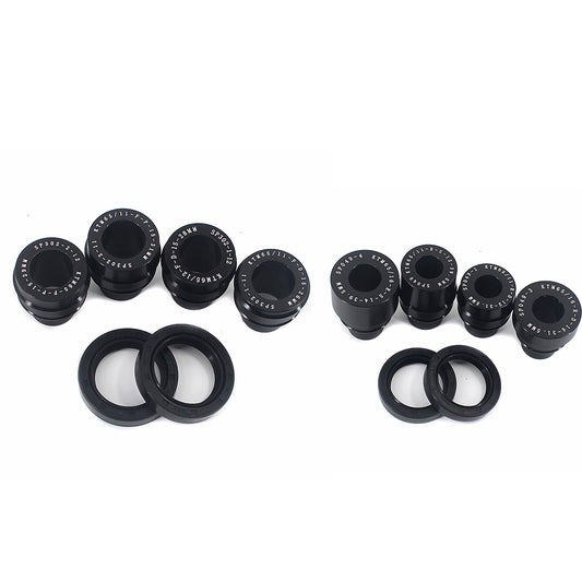KKE replacement black front & seals spacer kit for KTM SX65 2002-2023