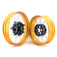 US Pre-order VMX 19" 17" Tubeless Wheels For BMW R1200GS R1200GS Adventure 2013-2020 Black Hub & Gold Rim