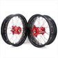 KKE 3.5 & 5.0 Supermoto Motard Wheels Rims for BETA RR 2013-2022 Red Hubs