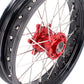 KKE 3.5 & 5.0 Supermoto Motard Wheels Rims for BETA RR 2013-2022 Red Hubs