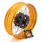 VMX 2.5*19 & 4.25*17 Tubeless Wheels Rims Fit Honda CB500X 2022 Black Hub & Gold Rims