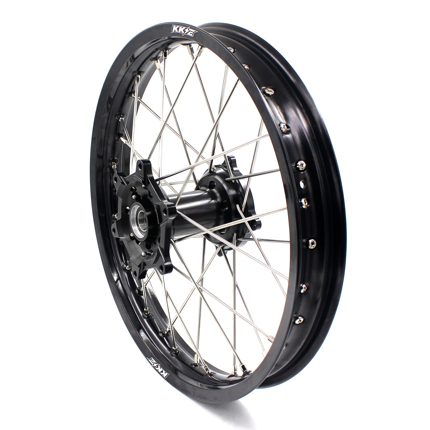 KKE 21" 19" Alloy Wheels Rims For HONDA CR125R CR250R CRF250R CRF450R Black