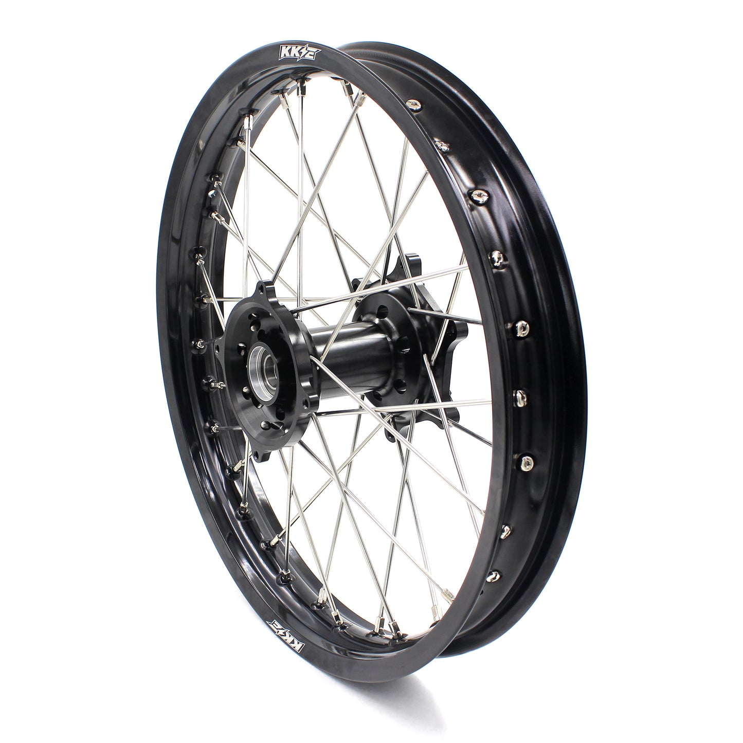 KKE 21" 19" Alloy Wheels Rims For HONDA CR125R CR250R CRF250R CRF450R Black