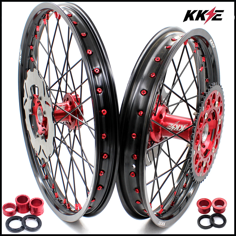 KKE 21 & 18 / 21 & 19 Wheels Rims for Honda CRF250R CRF 450R 2015-2020 Discs