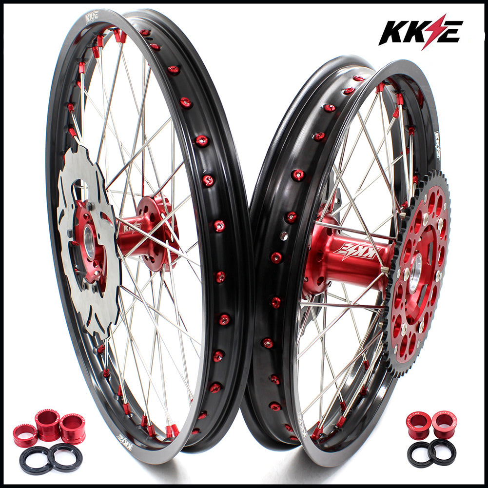 KKE 21 & 18 / 21 & 19 Wheels Rims for Honda CRF250R CRF 450R 2015-2020 Discs