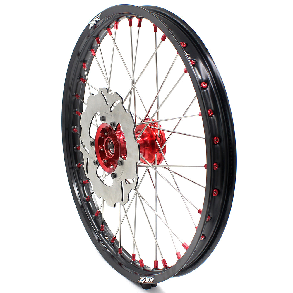 KKE CASTING 21/19 21/18 MX ENDURO DIRTBIKES WHEELS SET FOR HONDA XR650R 2000-2008 REAR 240MM DISC - KKE Racing