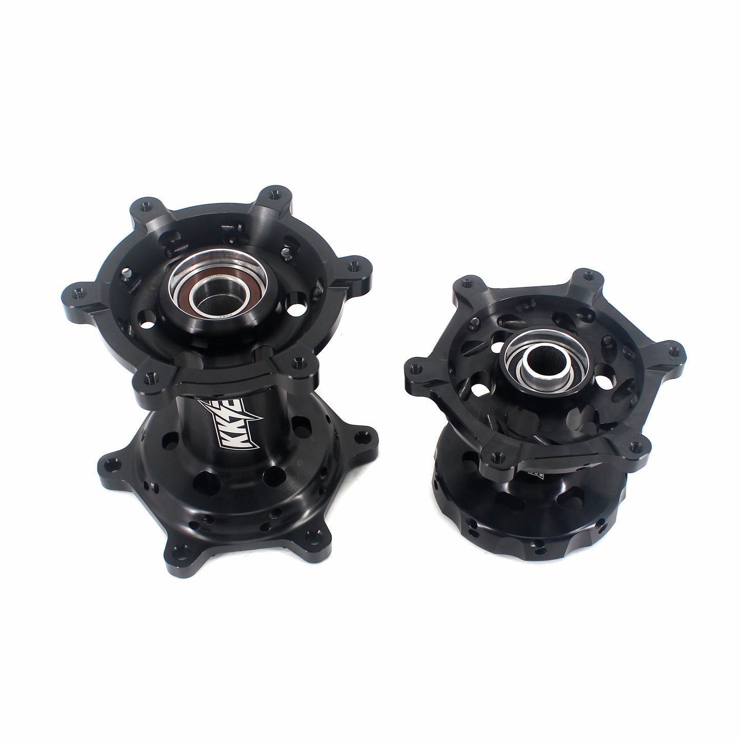 KKE CNC Black Front & Rear Hubs Set For SUZUKI DRZ400 DRZ400E DRZ400S DRZ400SM