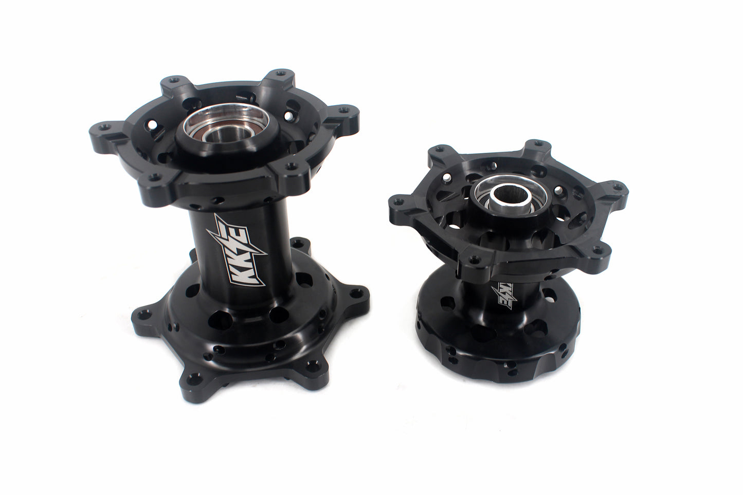 KKE CNC Black Front & Rear Hubs Set For SUZUKI DRZ400 DRZ400E DRZ400S DRZ400SM