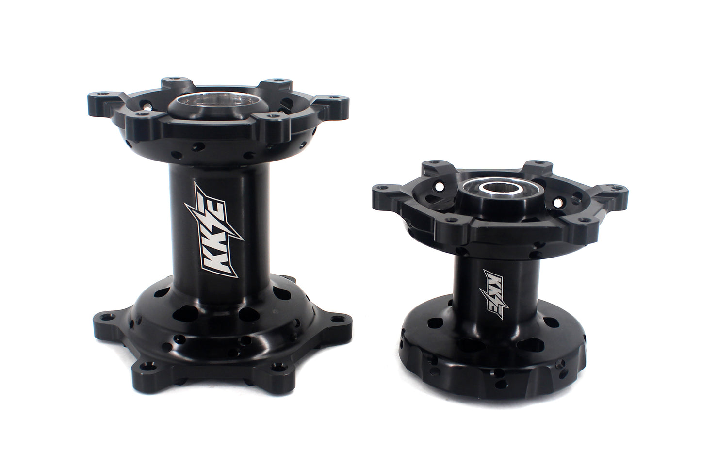 KKE CNC Black Front & Rear Hubs Set For SUZUKI DRZ400 DRZ400E DRZ400S DRZ400SM