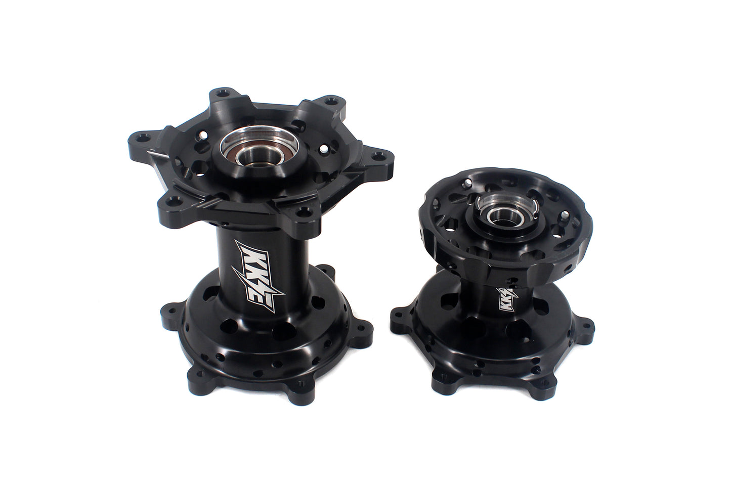 KKE CNC Black Front & Rear Hubs Set For SUZUKI DRZ400 DRZ400E DRZ400S DRZ400SM