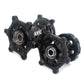 KKE CNC Black Front & Rear Hubs Set For SUZUKI DRZ400 DRZ400E DRZ400S DRZ400SM