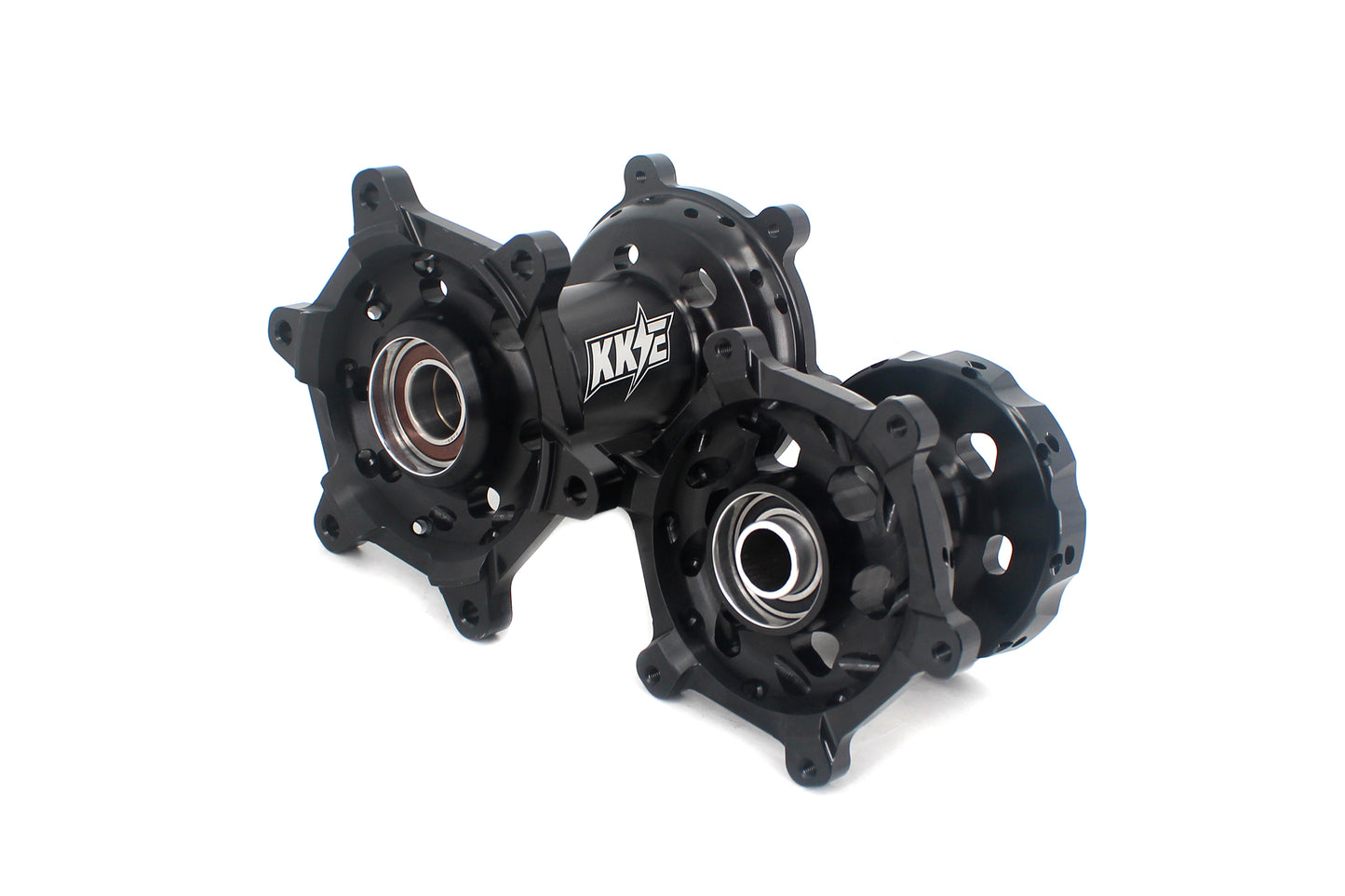 KKE CNC Black Front & Rear Hubs Set For SUZUKI DRZ400 DRZ400E DRZ400S DRZ400SM