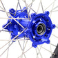 KKE 21 & 18 Spoked Enduro Wheels Set for SUZUKI DRZ400SM 05-18 Blue Hub Off Road Motorcycle Black Rims - KKE Racing