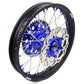 KKE 21 & 18 Inch Enduro Wheels Set for SUZUKI DRZ400SM 2005-2018 Blue Nipple Complete Rims - KKE Racing