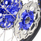 KKE 21 & 18 Inch Enduro Wheels Set for SUZUKI DRZ400SM 2005-2018 Blue Nipple Complete Rims - KKE Racing