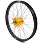 KKE 21 & 18 CNC SPOKED ENDURO WHEELS RIMS SET FOR SUZUKI DRZ400 00-04 DRZ400E 00-07 DRZ400S 00-18 GOLD HUB BLACK RIM - KKE Racing