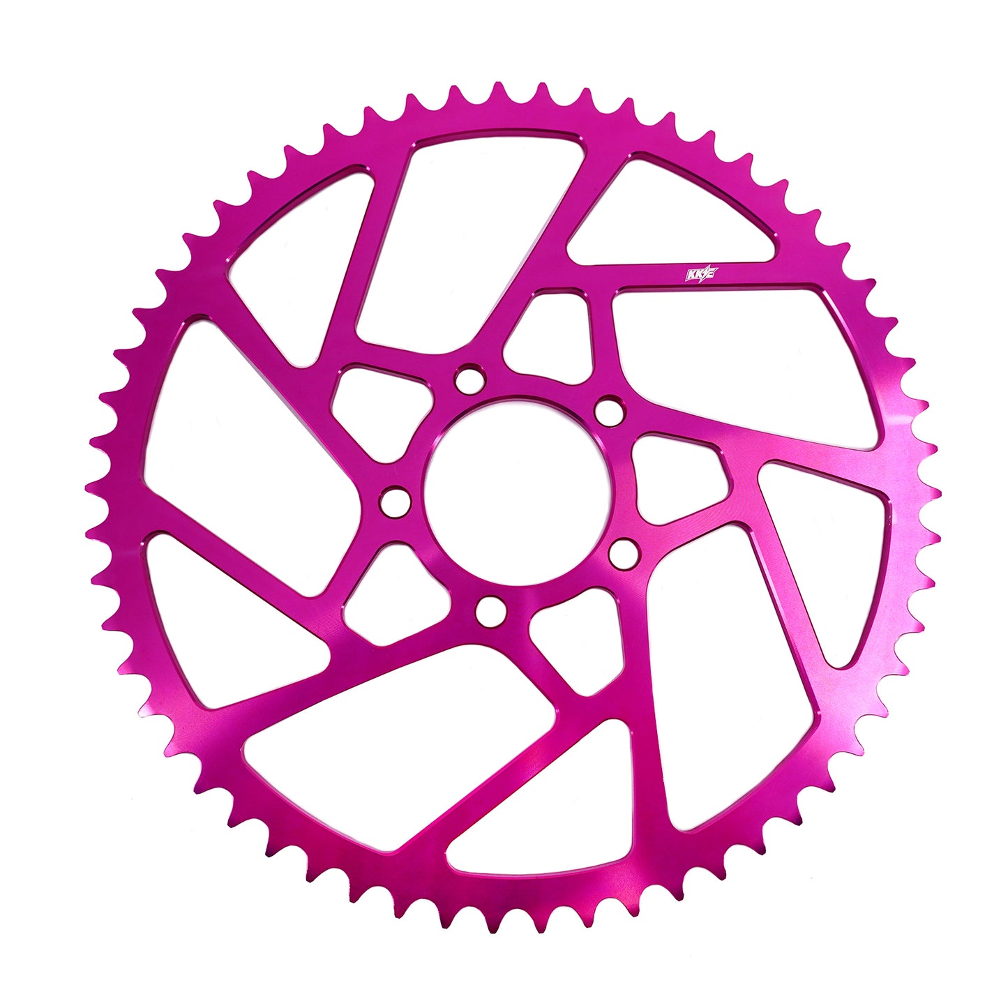 KKE Pink Purple Black Red and Blue Color Option of 58T Aluminum Sprocket For Sur Ron Light Bee-X For Segway, For Rawrr Mantis X