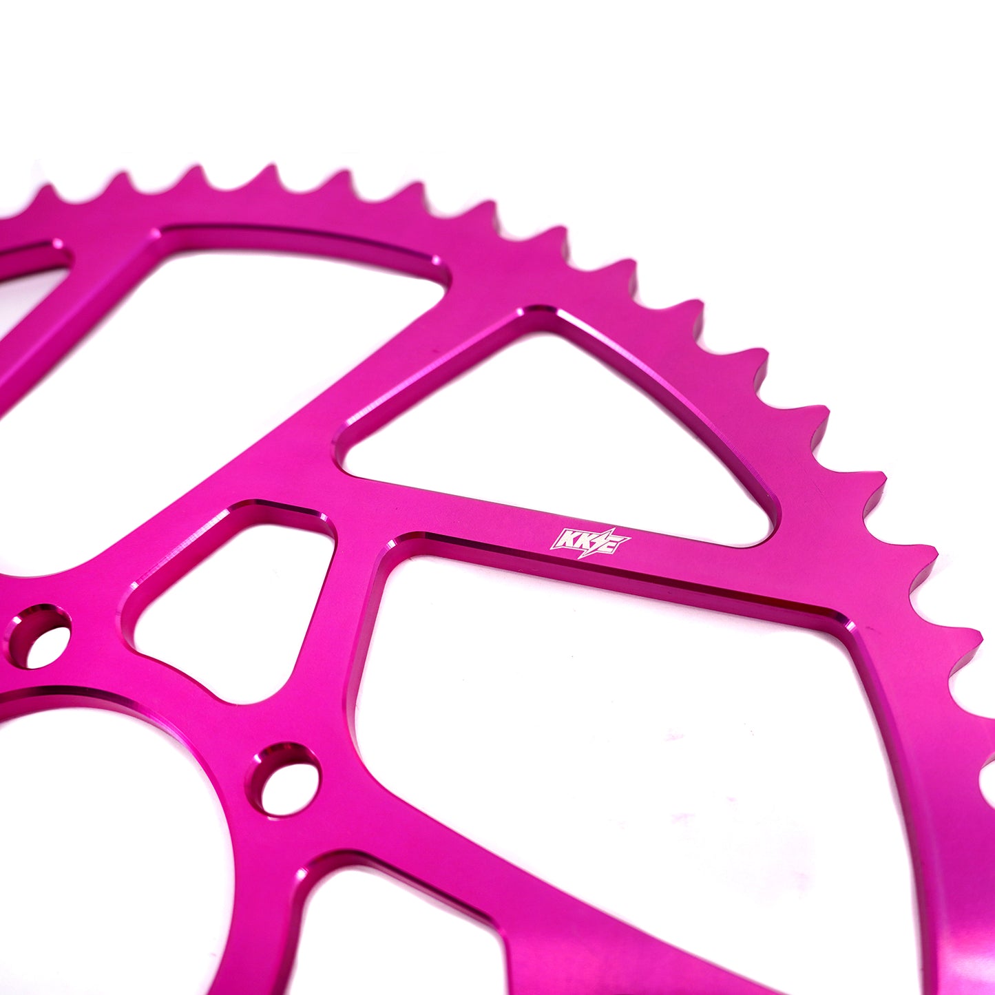 KKE Pink Purple Black Red and Blue Color Option of 58T Aluminum Sprocket For Sur Ron Light Bee-X For Segway, For Rawrr Mantis X