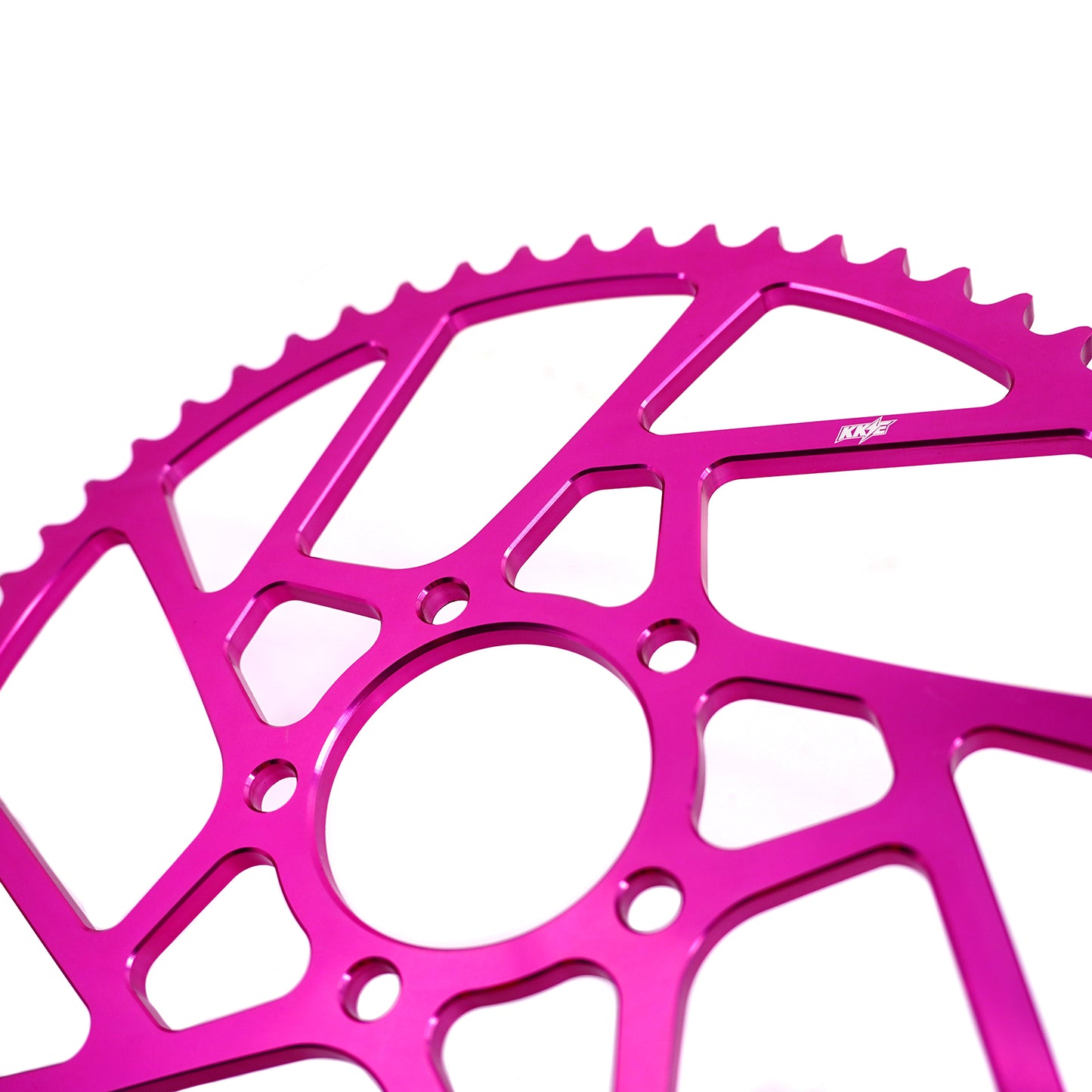 KKE Pink Purple Black Red and Blue Color Option of 58T Aluminum Sprocket For Sur Ron Light Bee-X For Segway, For Rawrr Mantis X