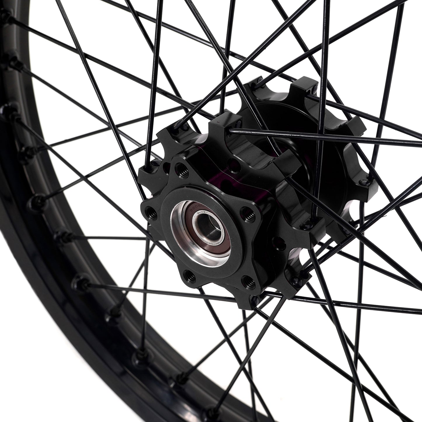 KKE 1.6*21" & 1.85*18" Electric Dirtbike Wheels Rim For SurRon Light Bee-X 2019-2023 Black