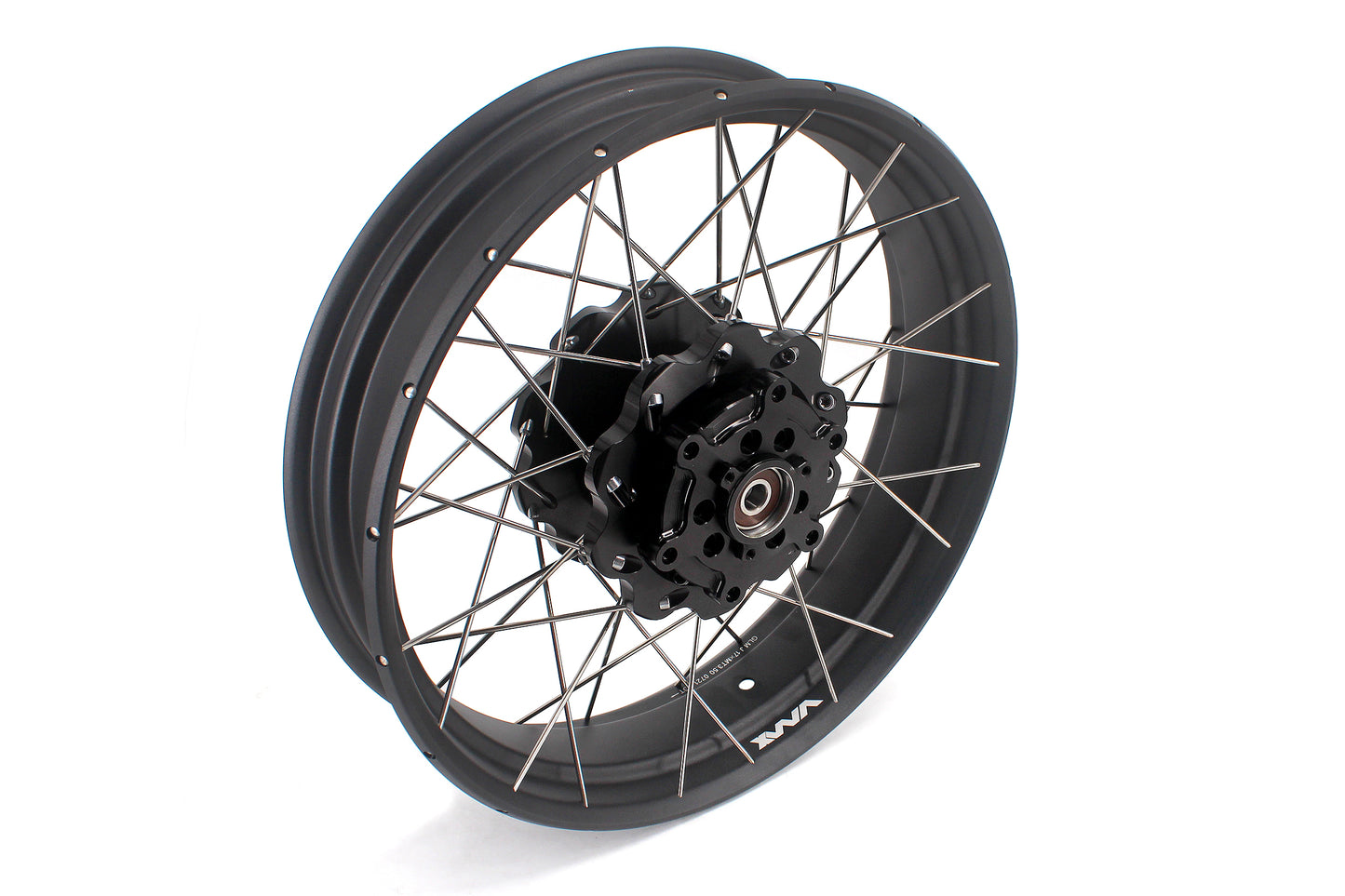 VMX-Racing 19-17in. Spoke Tubeless Wheels Fit For KTM390 Adventure Orange/White Fit For Husqvarna 401 2020 2021