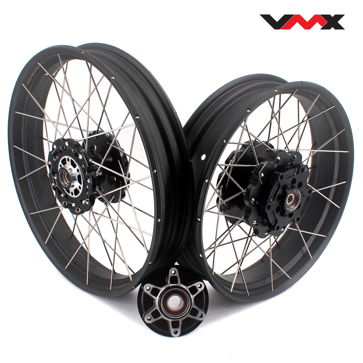 VMX-Racing 19-17in. Spoke Tubeless Wheels Fit For KTM390 Adventure Orange/White Fit For Husqvarna 401 2020 2020