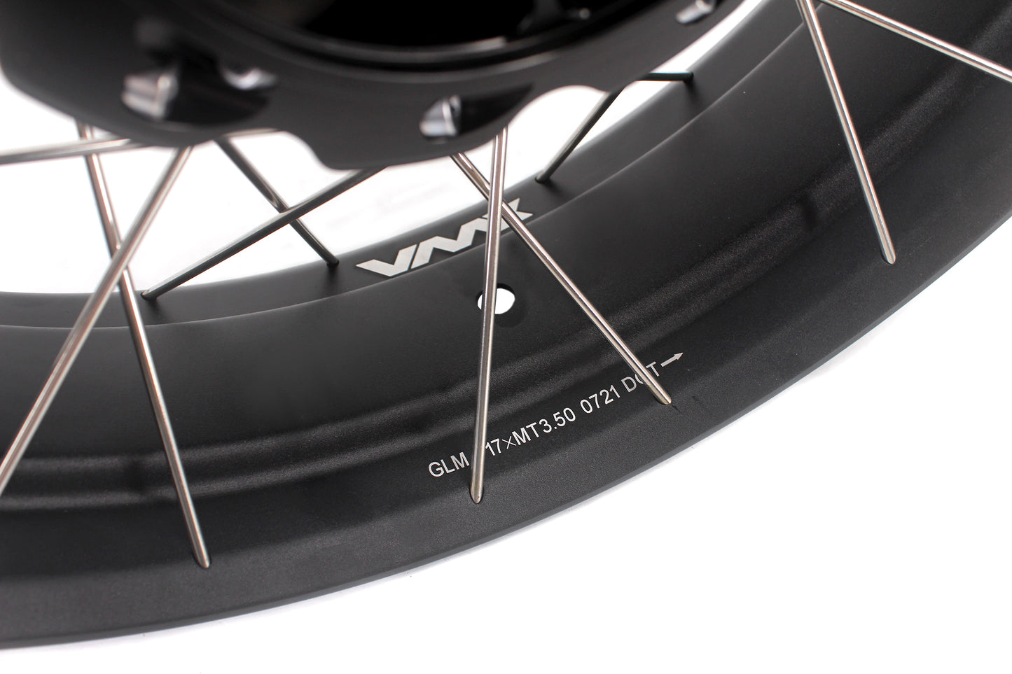 VMX-Racing 19-17in. Spoke Tubeless Wheels Fit For KTM390 Adventure Orange/White Fit For Husqvarna 401 2020 2021