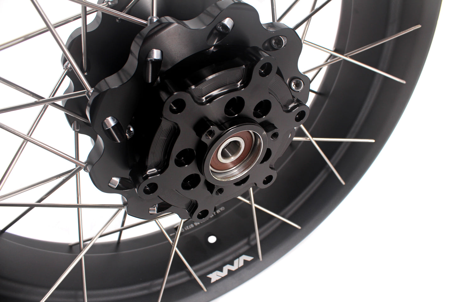 VMX-Racing 19-17in. Spoke Tubeless Wheels Fit For KTM390 Adventure Orange/White Fit For Husqvarna 401 2020 2021