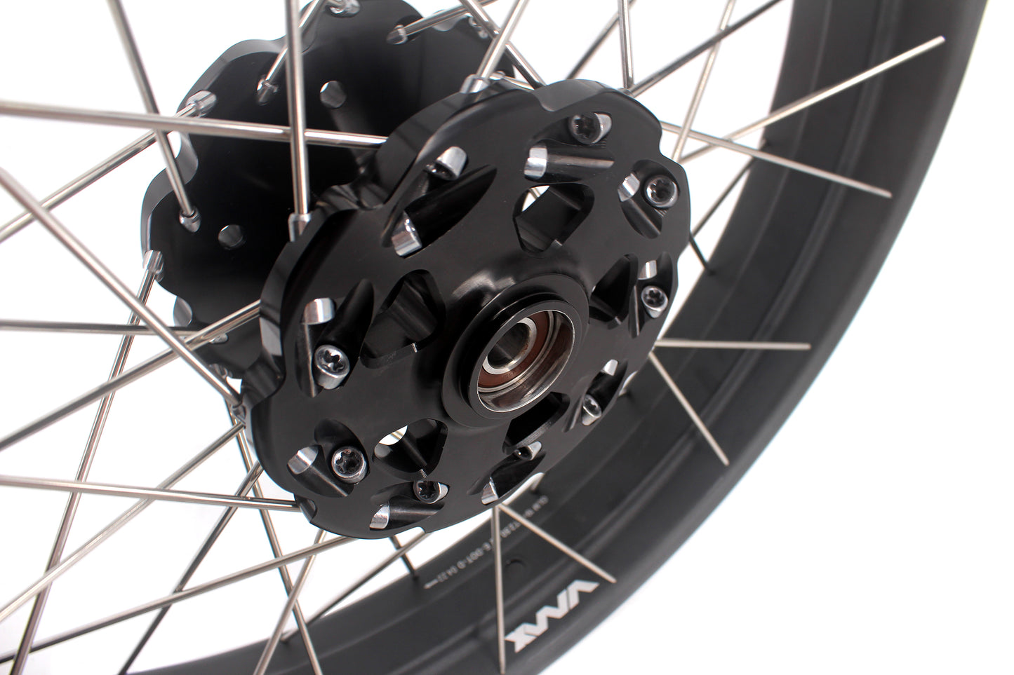 VMX-Racing 19-17in. Spoke Tubeless Wheels Fit For KTM390 Adventure Orange/White Fit For Husqvarna 401 2020 2021