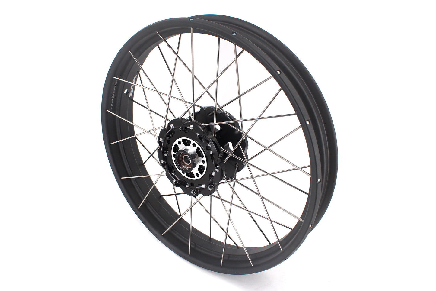 VMX-Racing 19-17in. Spoke Tubeless Wheels Fit For KTM390 Adventure Orange/White Fit For Husqvarna 401 2020 2021