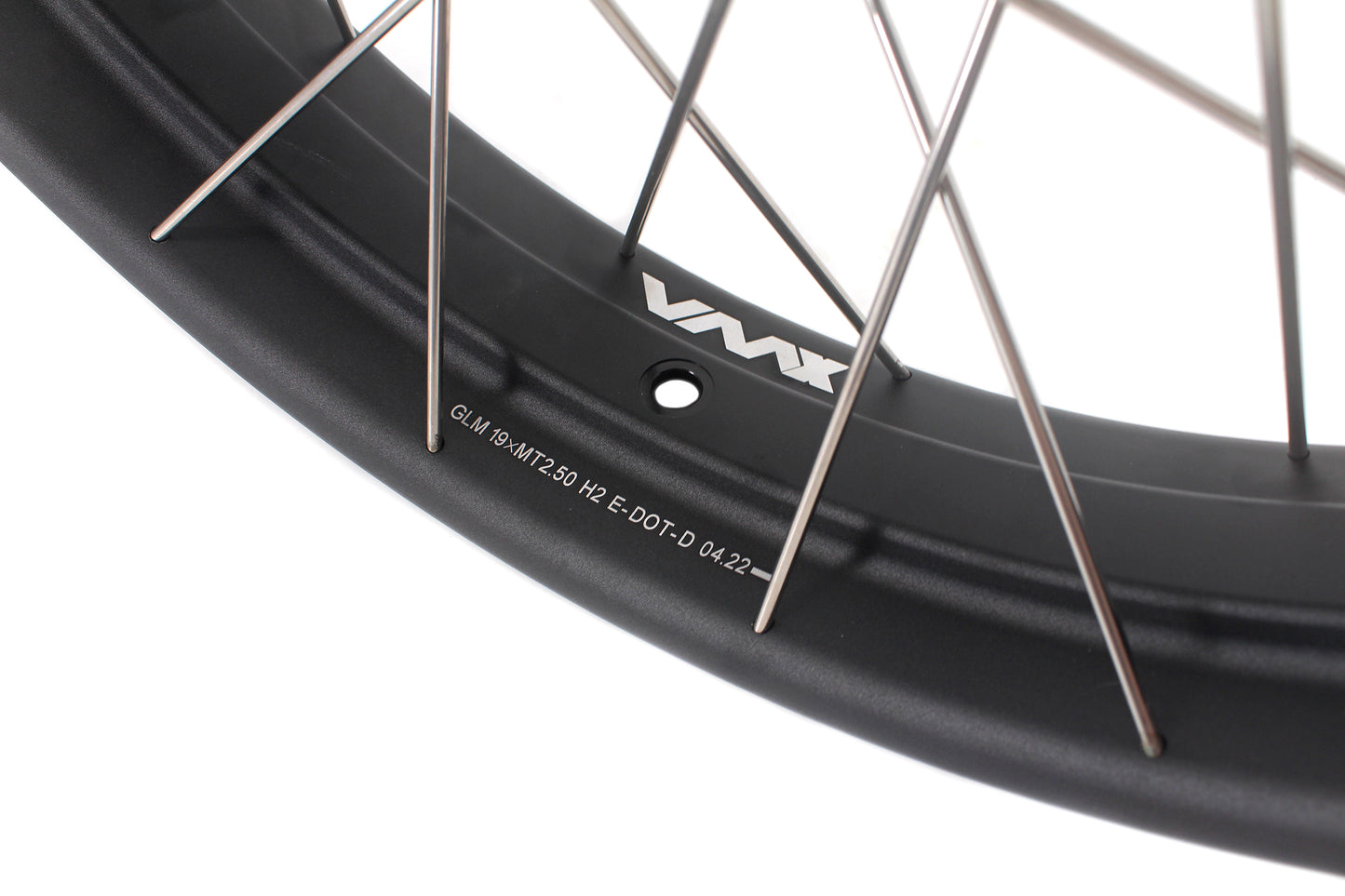 VMX-Racing 19-17in. Spoke Tubeless Wheels Fit For KTM390 Adventure Orange/White Fit For Husqvarna 401 2020 2021