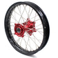 KKE 21 & 18 Enduro Wheels Rims for Husqvarna TE TC FE FC SMR TXC  2000-2013 Red Hubs