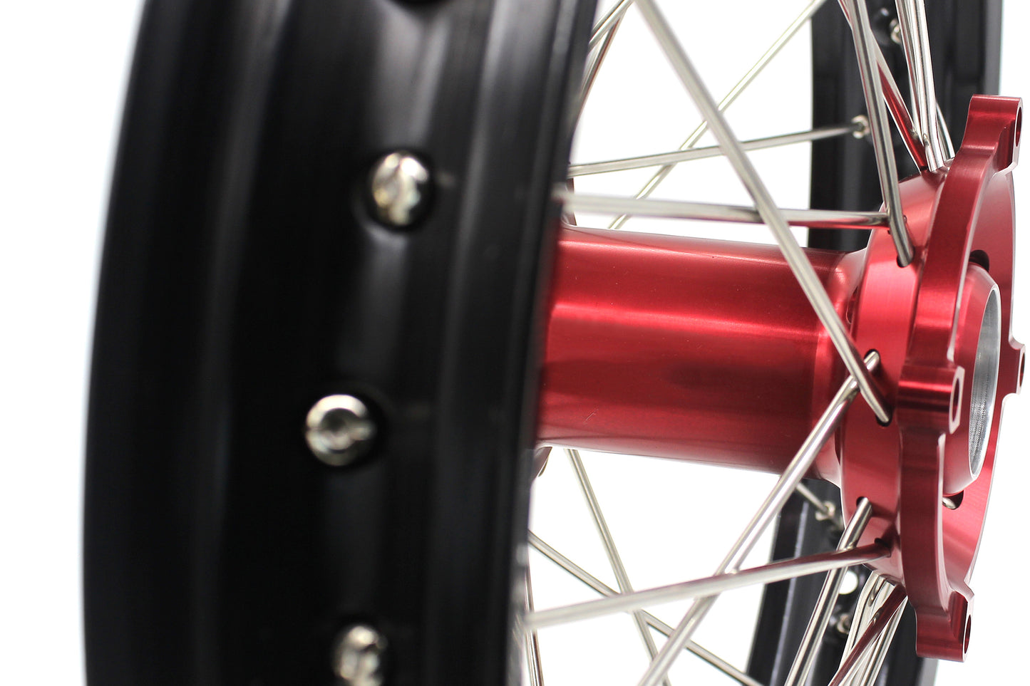 KKE 18 Inch Enduro Rear Wheel Rim for Husqvarna TE TC FE FC SMR TXC  2000-2013 Red Hub
