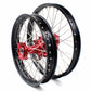 KKE 21 & 18 Enduro Wheels Rims for Husqvarna TE TC FE FC SMR TXC  2000-2013 Red Hubs