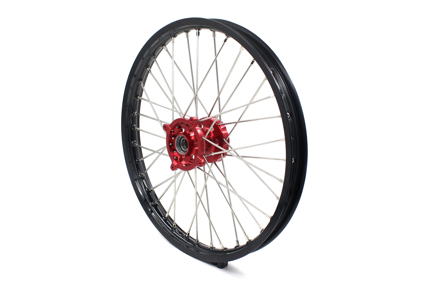 KKE 21 & 18 Enduro Wheels Rims for Husqvarna TE TC FE FC SMR TXC  2000-2013 Red Hubs